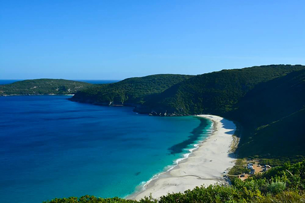 Cosy Corner Campground is located on the south coast of Western Australia.